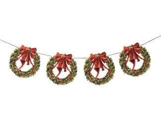 Girlang Julkrans m. Glitter