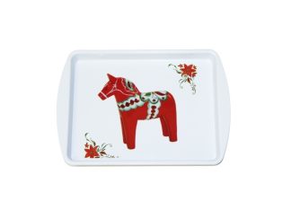 Bricka Plåt Dalahäst Liten