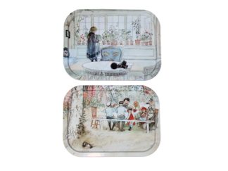Bricka Plåt Carl Larsson Stor 2-olika
