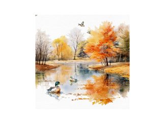 Servett Autumn Ducks