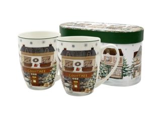 2-p Mugg i Box Christmas City