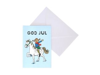 Dubbelt Kort Jul Nr. 198 (Pippi)