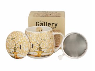 Mugg Barrel Klimt "Tree of Life" Ecru m. Tesil