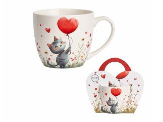 Mugg Cat with Balloon