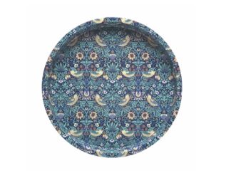 Bricka Rund W.M Strawberry Thief