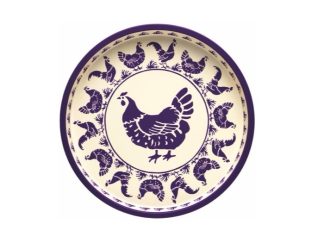 Bricka Rund E.B Blue Hens