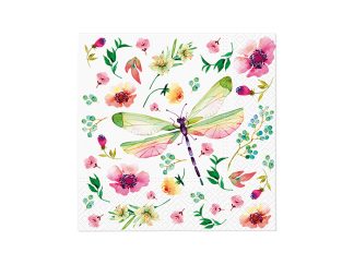 Servett Pastel Dragonfly