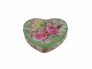 Plåtburk Hjärta Flora