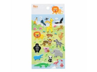 Stickers 3D Puffy Wild Safari Animals