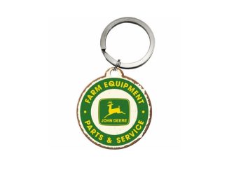 Nyckelring Plåtskylt John Deere Parts & Service