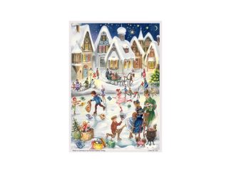 Adventskalender A4 Skridskobana