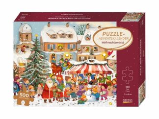 Adventskalender Pussel Julmarknad