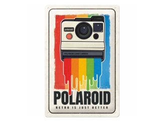 Plåtskylt Polaroid Retro is Just Better 20x30