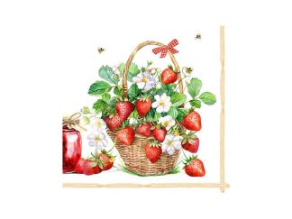 Servett Strawberries in Basket