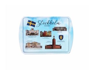 Bricka Plåt Stockholm Liten