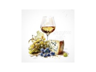 Servett Vin & Fromage