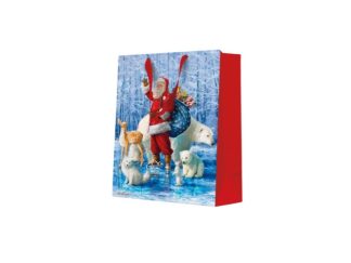 Påse Mellan Santa Claus with Animals