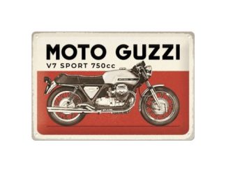 Plåtskylt Moto Guzzi Model V7 Sport 20x30