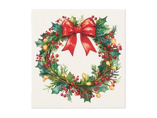 Servett 38x40 cm Holiday Bloom