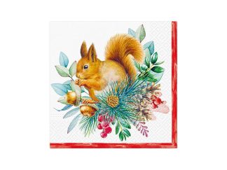 Servett Vintage Squirrel Joy