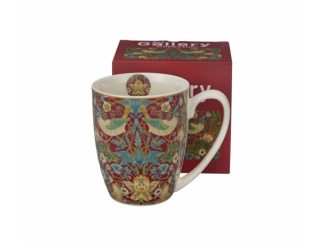 Mugg W.M Strawberry Thief Red