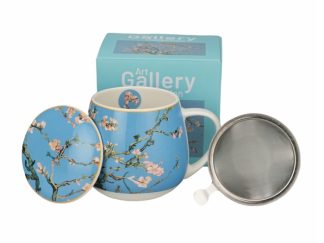 Mugg Barrel Van Gogh Almond Blossom m. Tesil